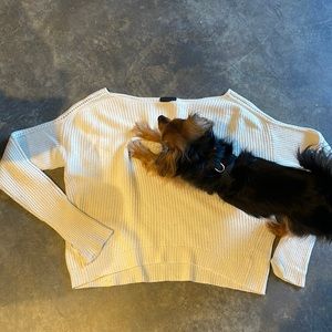 Intermix off the shoulder sweater